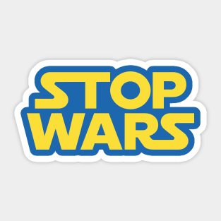 Stop Wars Sticker